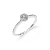 Breuning 18 Karat Gold Verlobungsring Fantasy Pavé mit Diamanten - 41/05800